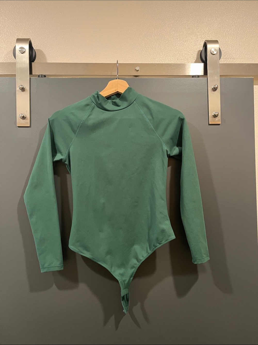 Free People High Neck Green Body Suit